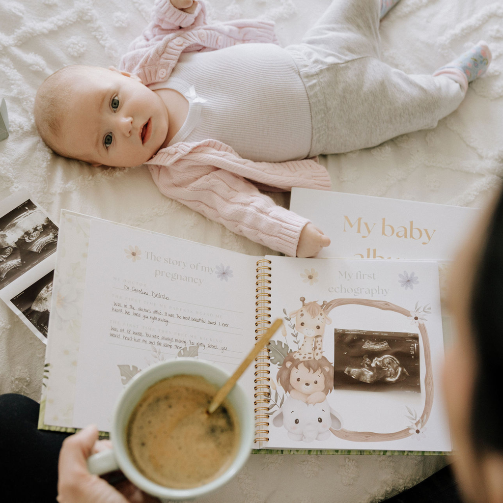 Livre souvenir de bébé et journal de grossesse - Jadou & Flo | Jadou & Flo