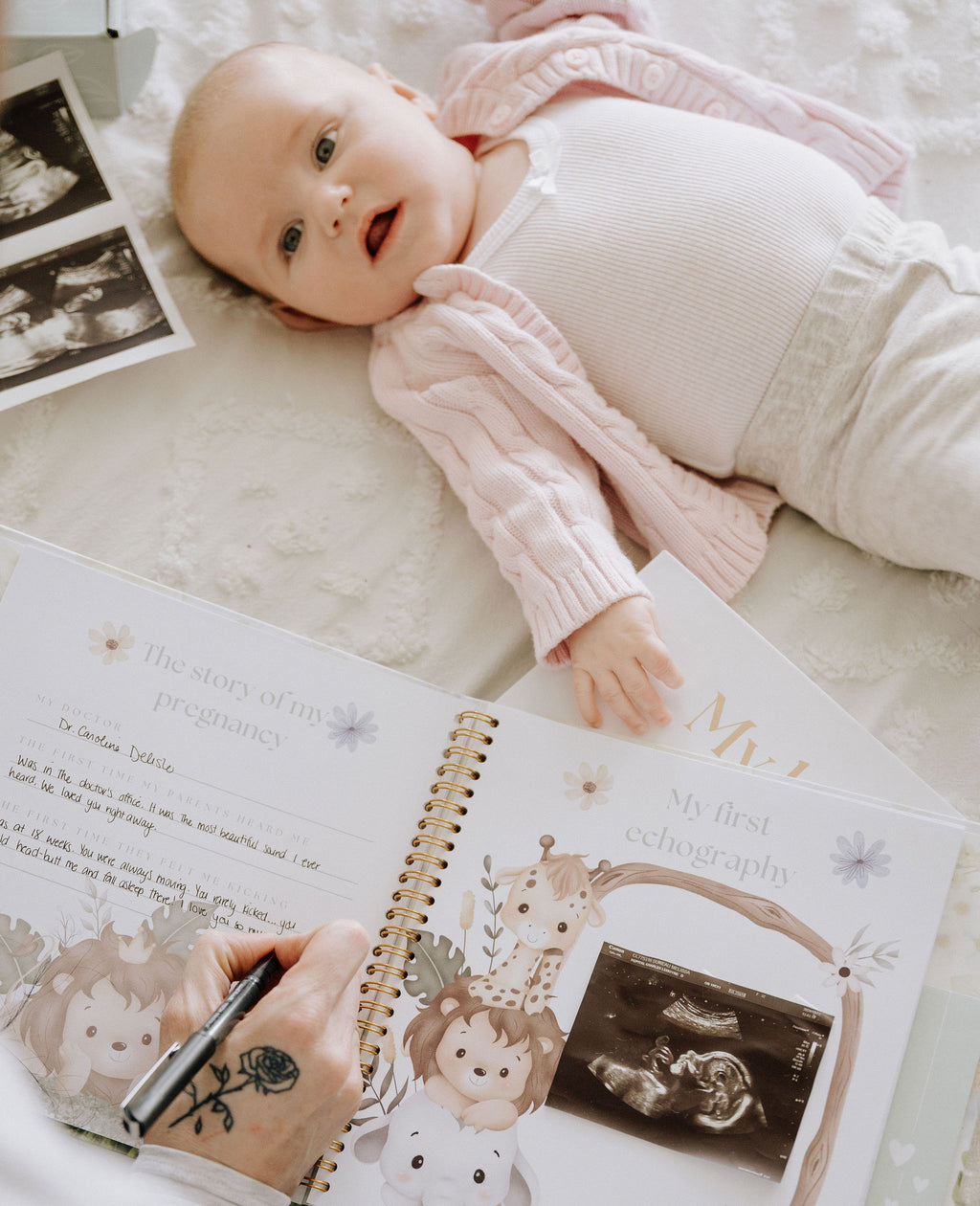 Premium baby memory book & Pregnancy journal – Jadou & Flo | Jadou & Flo